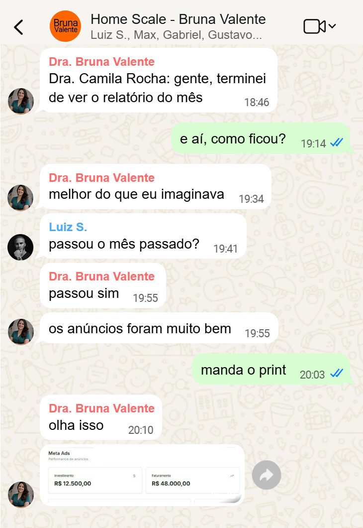 Mensagem de cliente
