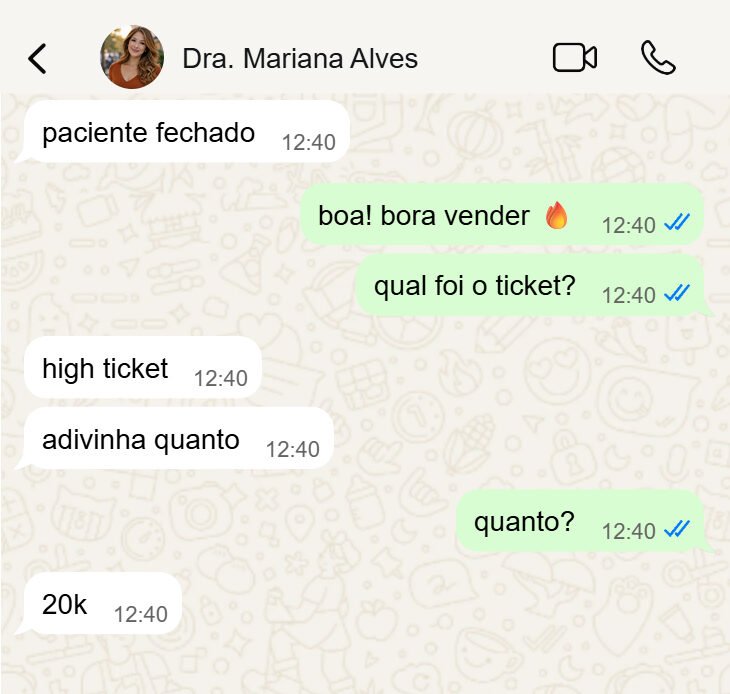 Mensagem de cliente